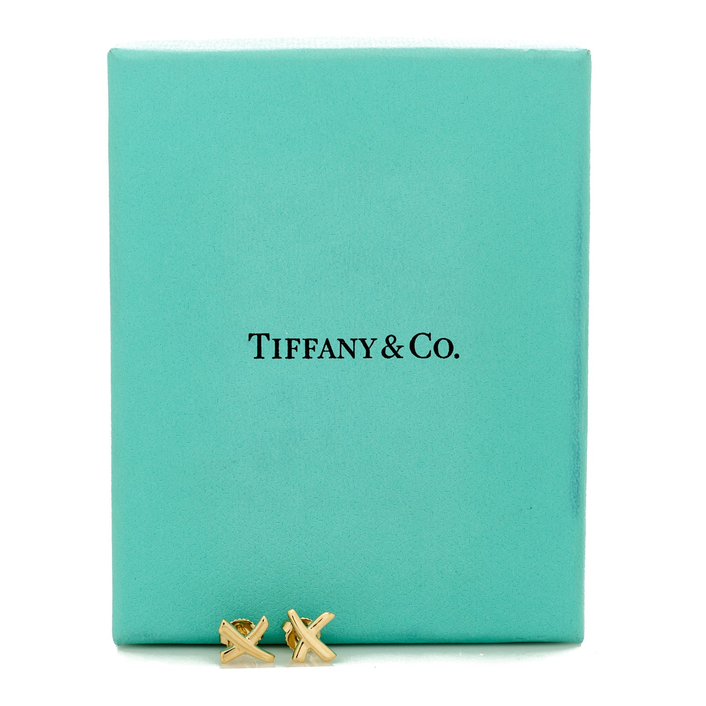 18K Yellow Gold Mini Paloma's Graffiti X Earrings