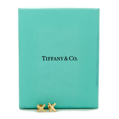 Tiffany 18K Yellow Gold Mini Paloma's Graffiti X Earrings 5 of 5