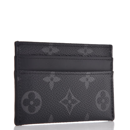 Louis Vuitton Monogram Eclipse Porte-Cartes Double Card Holder 3 of 8