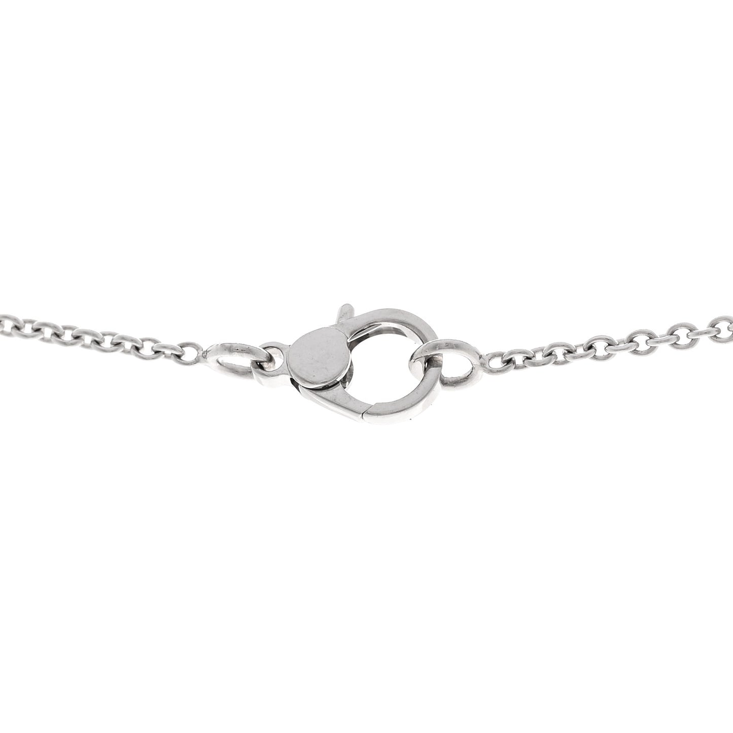 18K White Gold Diamond Finesse Pendant Necklace