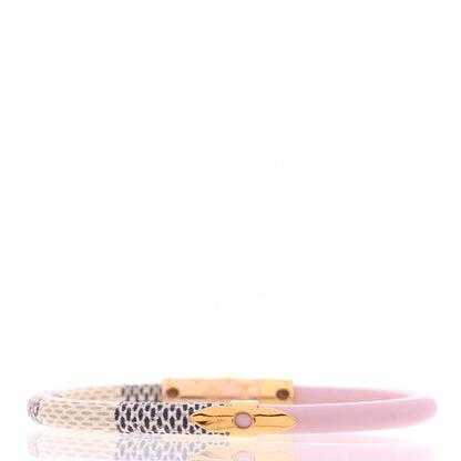 Louis Vuitton Damier Azur Daily Confidential Bracelet 17 Pink 3 of 4