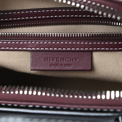 Givenchy Calfskin Small Bi-Color Topstitch Antigona Oxblood Black 6 of 10