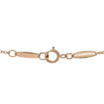 Tiffany 18K Rose Gold Tsavorite Tag Charm Pendant Necklace 4 of 4