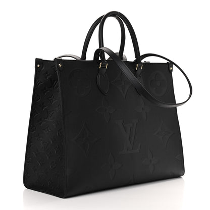 Louis Vuitton Empreinte Monogram Giant Onthego GM Black 3 of 9