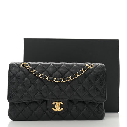 Chanel Caviar Quilted Medium Double Flap Black 12 of 12