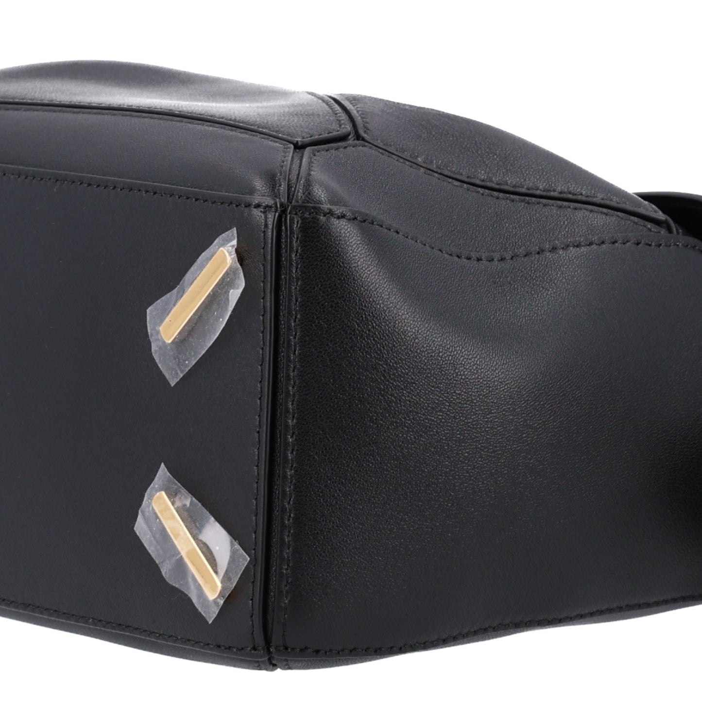 Nappa Lambskin Small Featherlight Puzzle Bag Black