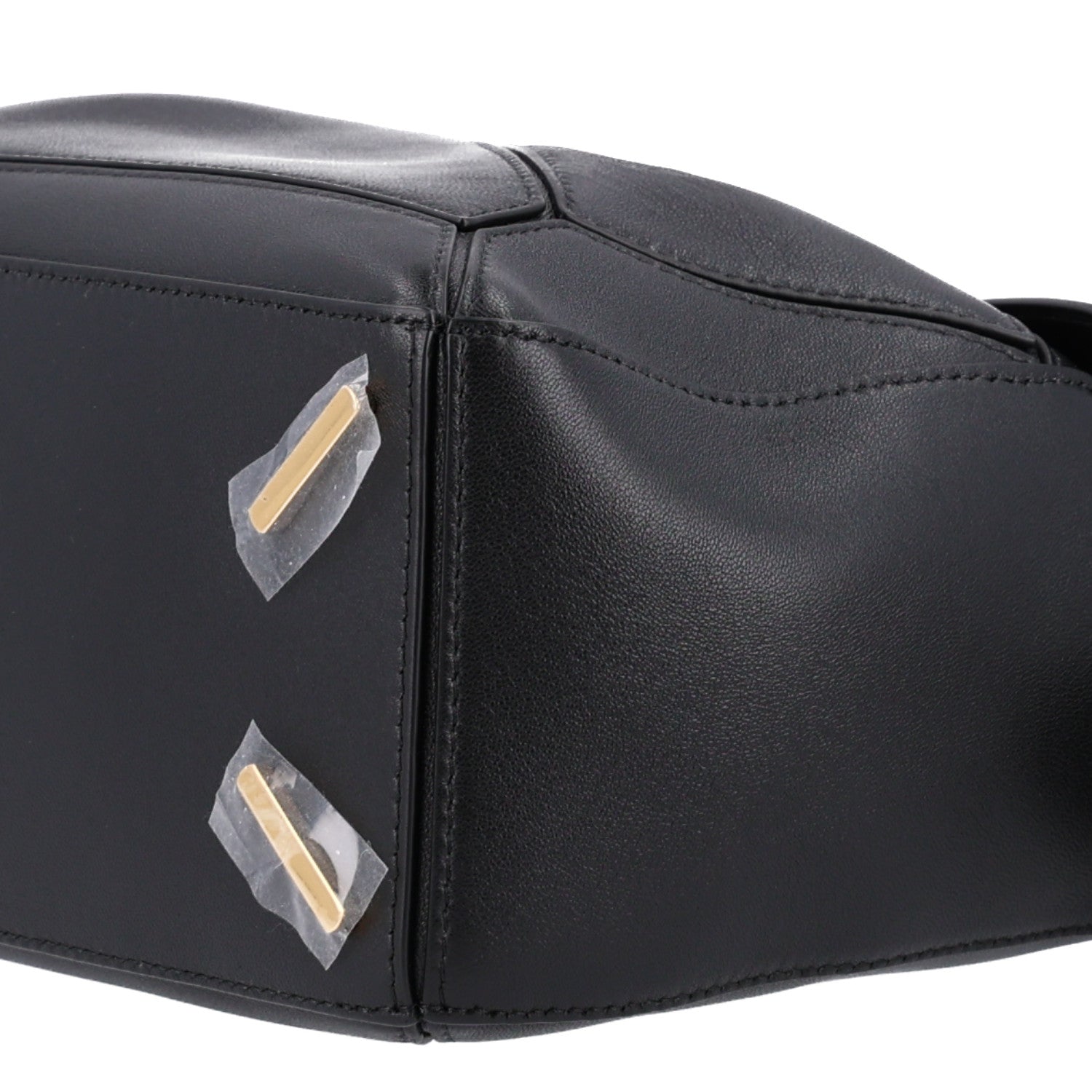 Loewe Nappa Lambskin Small Featherlight Puzzle Bag Black 10 of 10