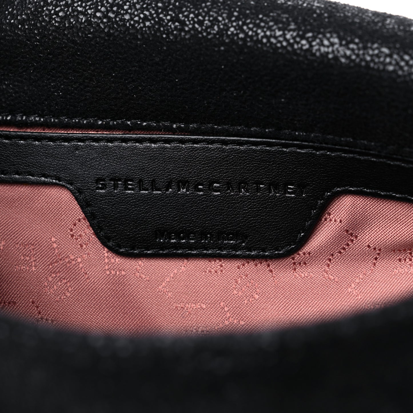 Shaggy Deer Mini Falabella Shoulder Bag Black