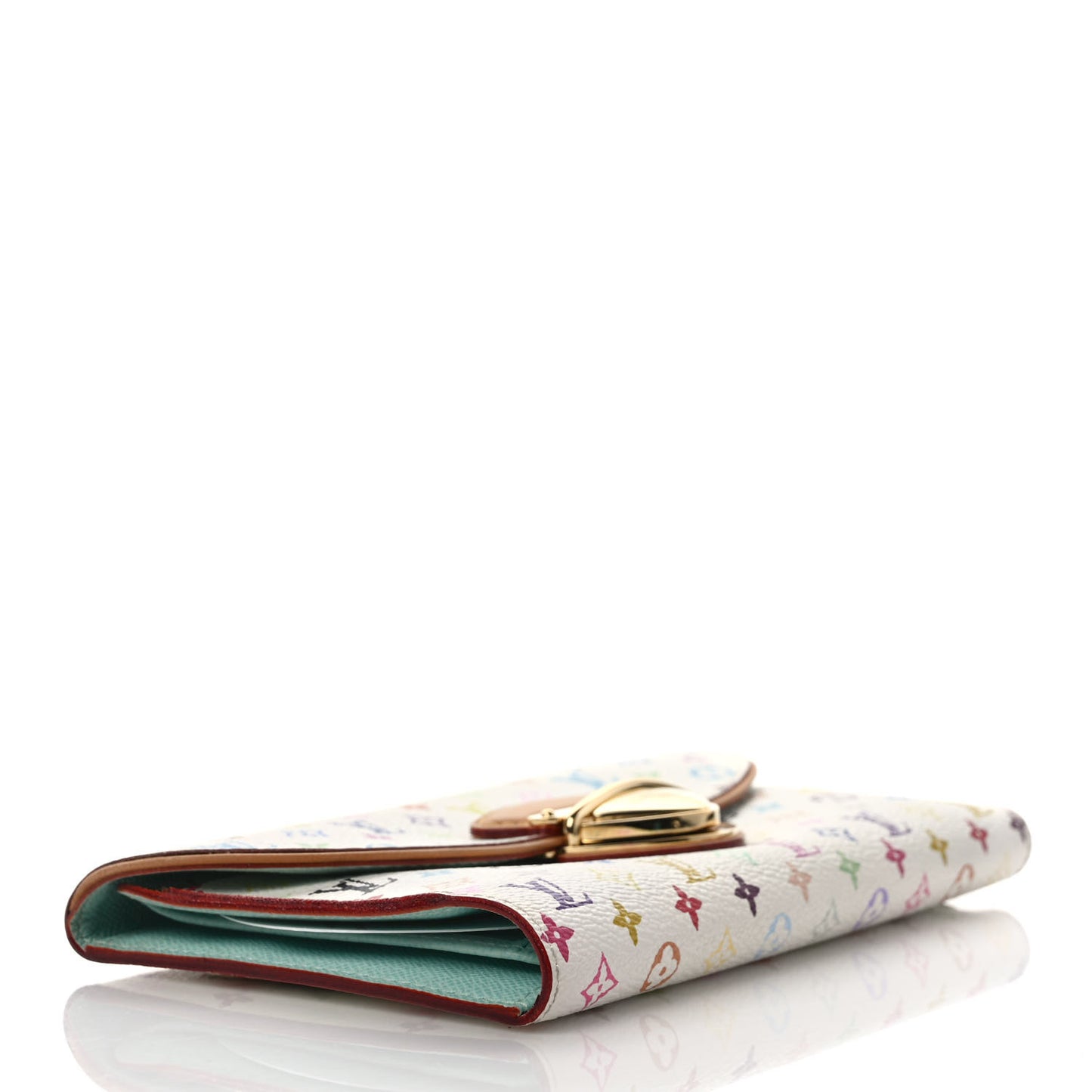 Monogram Multicolor Eugenie Wallet White Anie