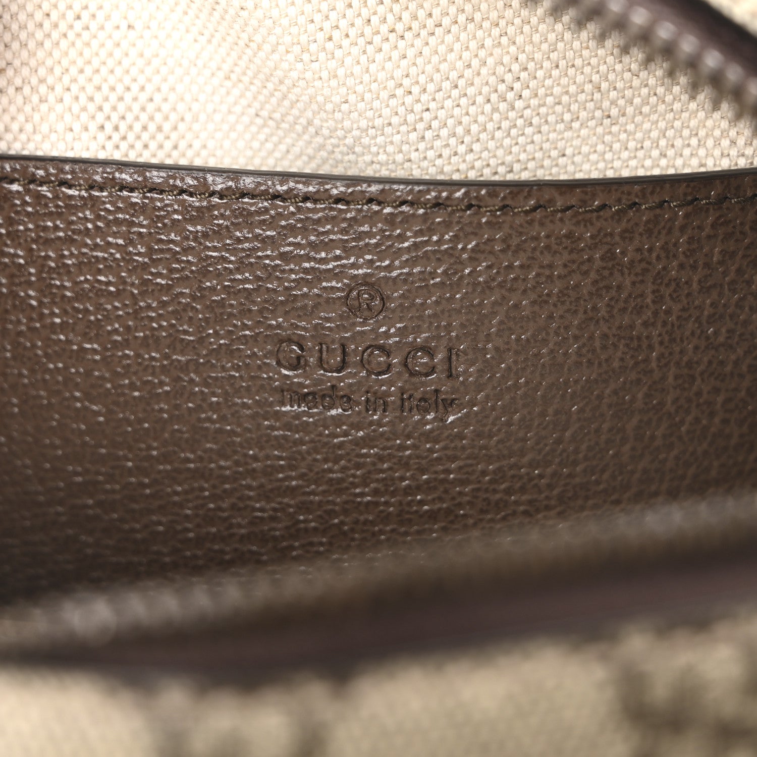 Gucci GG Supreme Monogram Web Mini Ophidia Messenger Brown 6 of 10