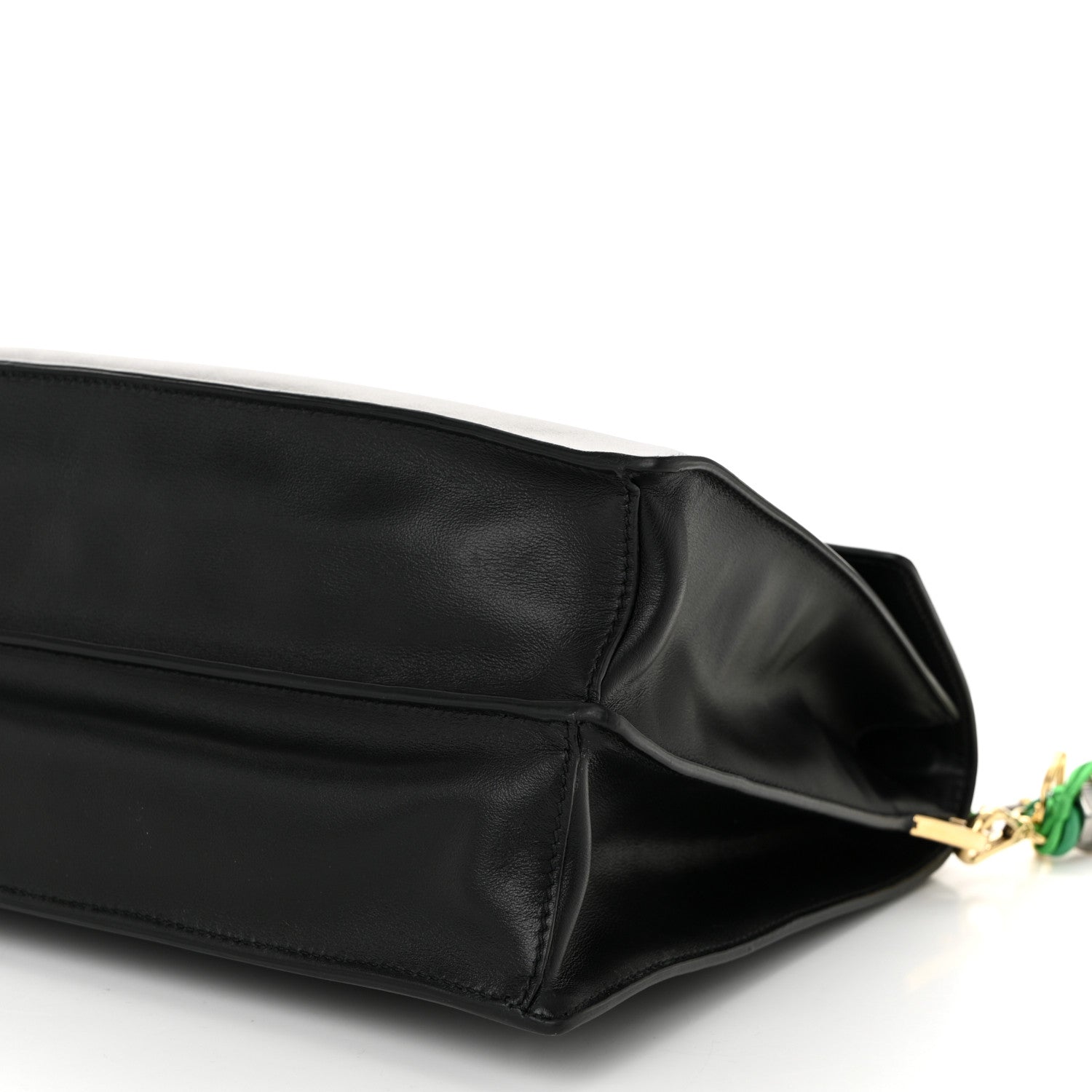 Prada Calfskin Large Soft Sound Shoulder Bag Black 11 of 11