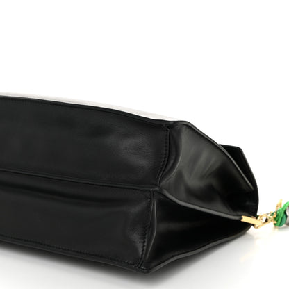 Prada Calfskin Large Soft Sound Shoulder Bag Black 11 of 11