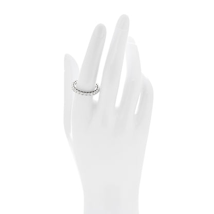 Tiffany Platinum Diamond 3mm Forever Eternity Band Ring 56 7.5 2 of 5