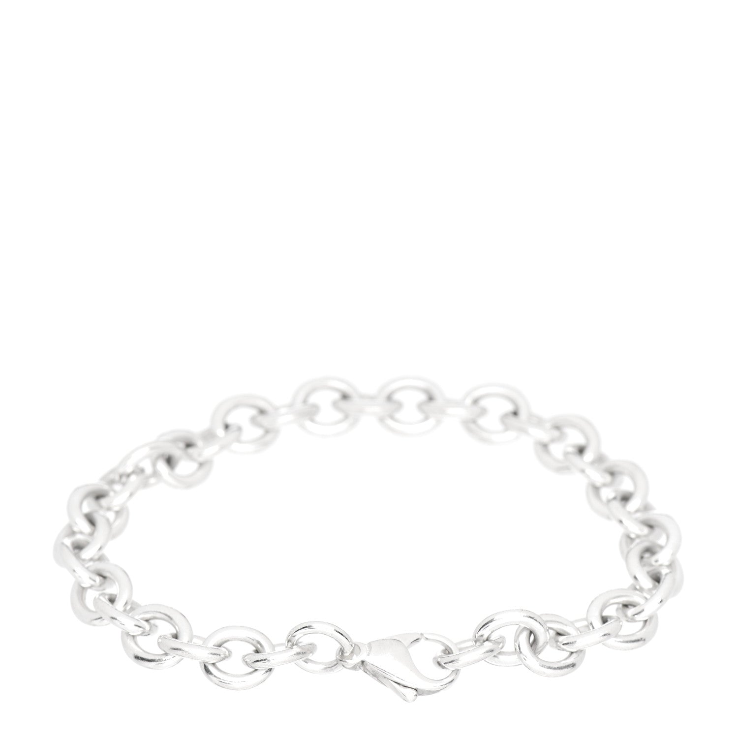 Tiffany Sterling Silver Round Chain Link Bracelet 3 of 4