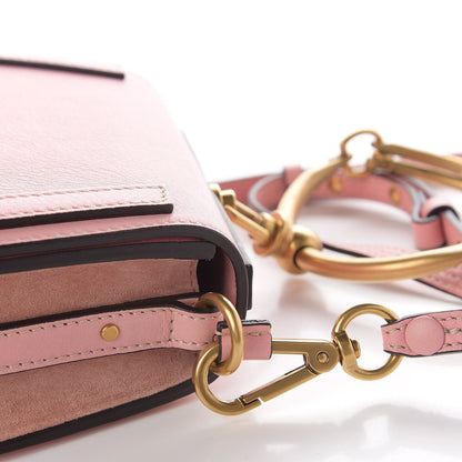 Chloe Calfskin Suede Small Nile Bracelet Bag Washed Pink 12 of 12