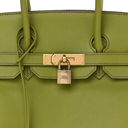 Hermes Swift Birkin 35 Vert Anis 8 of 19
