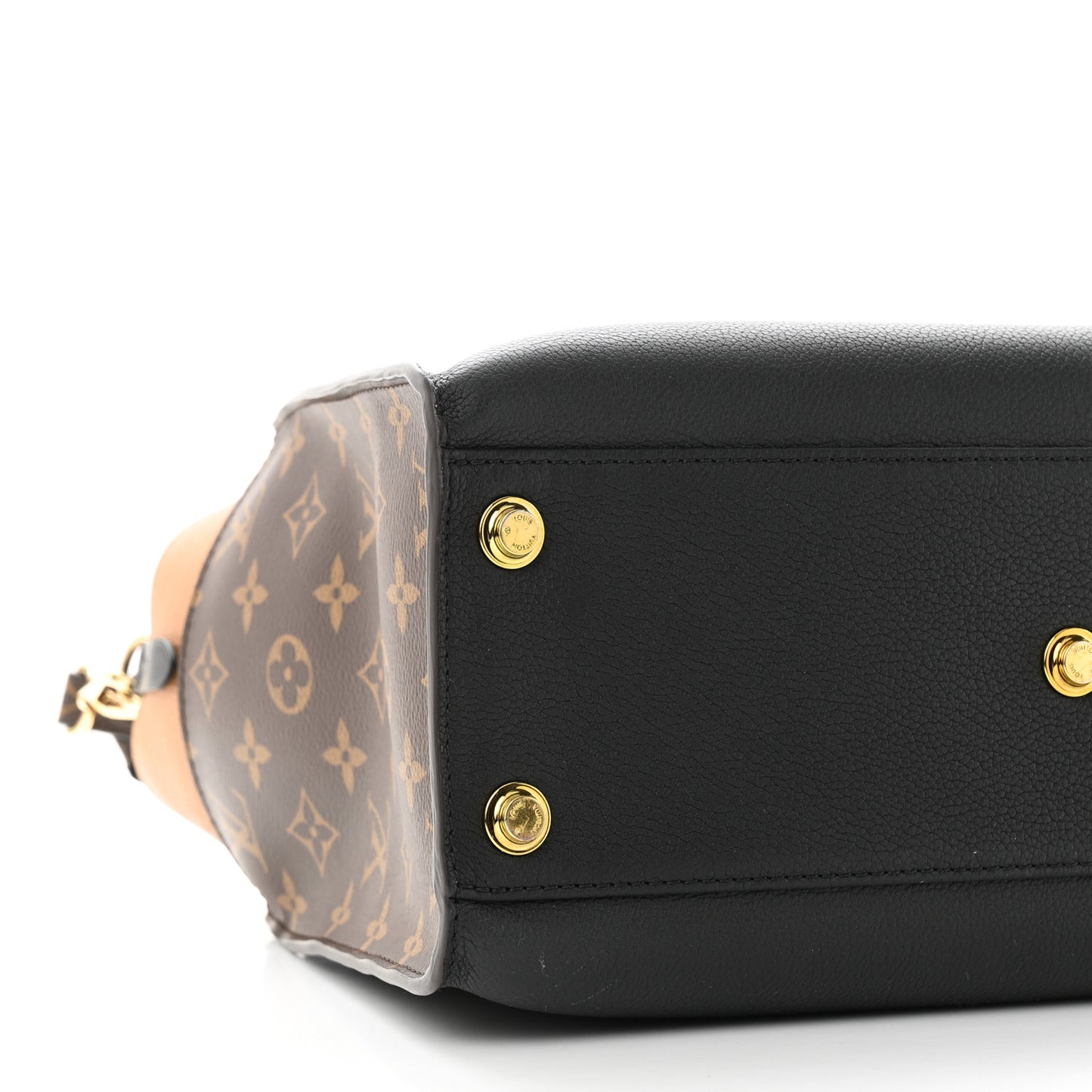 Calfskin Monogram On My Side Black