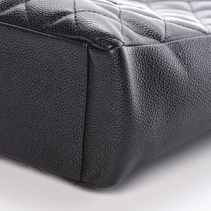Chanel Caviar Quilted Petit Shopping Tote PST Black 9 of 9