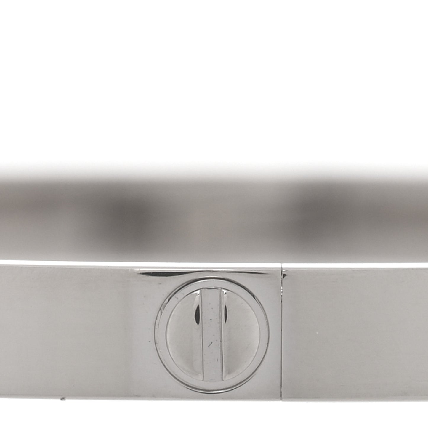 18K White Gold Small LOVE Bracelet 17