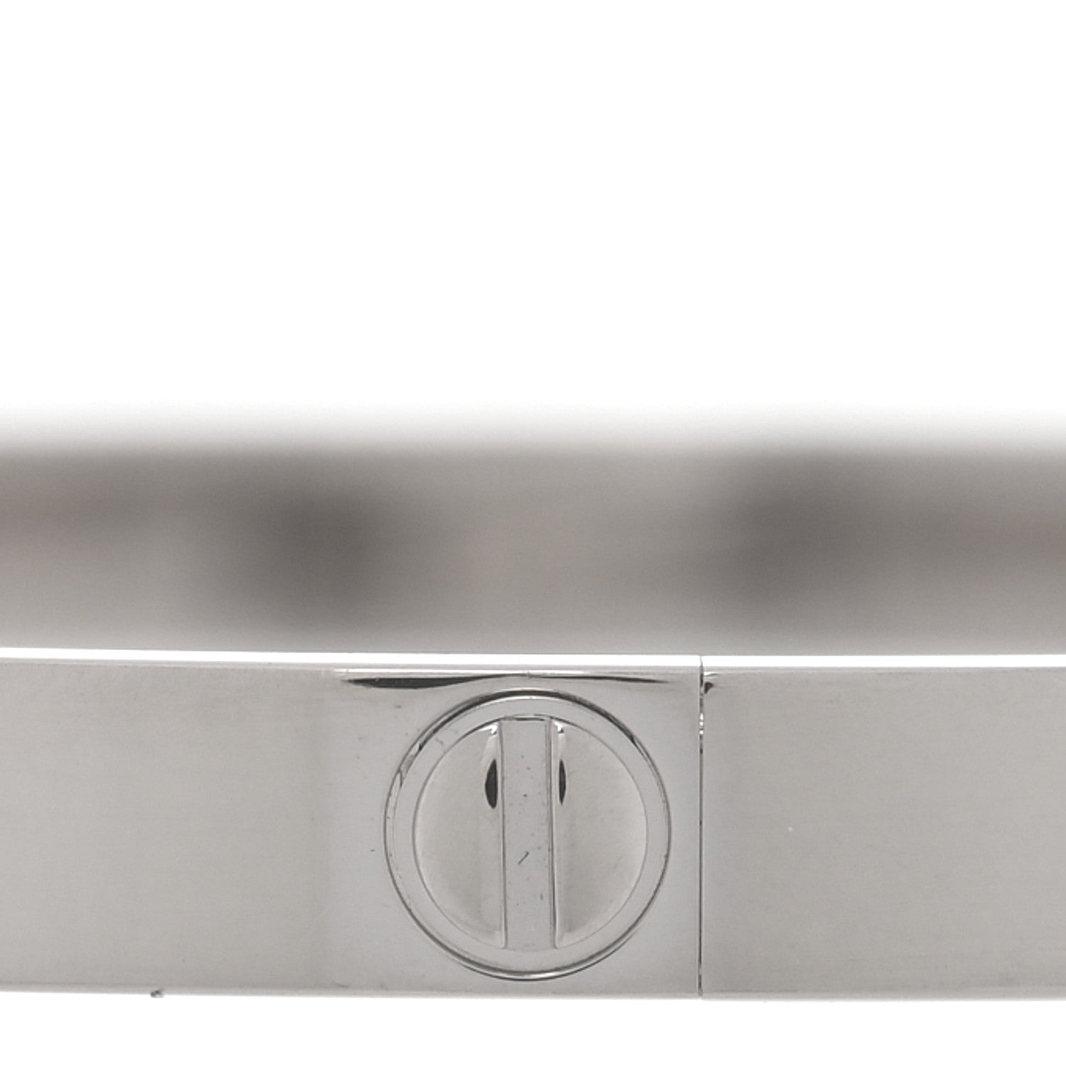 Cartier 18K White Gold Small LOVE Bracelet 17 5 of 7