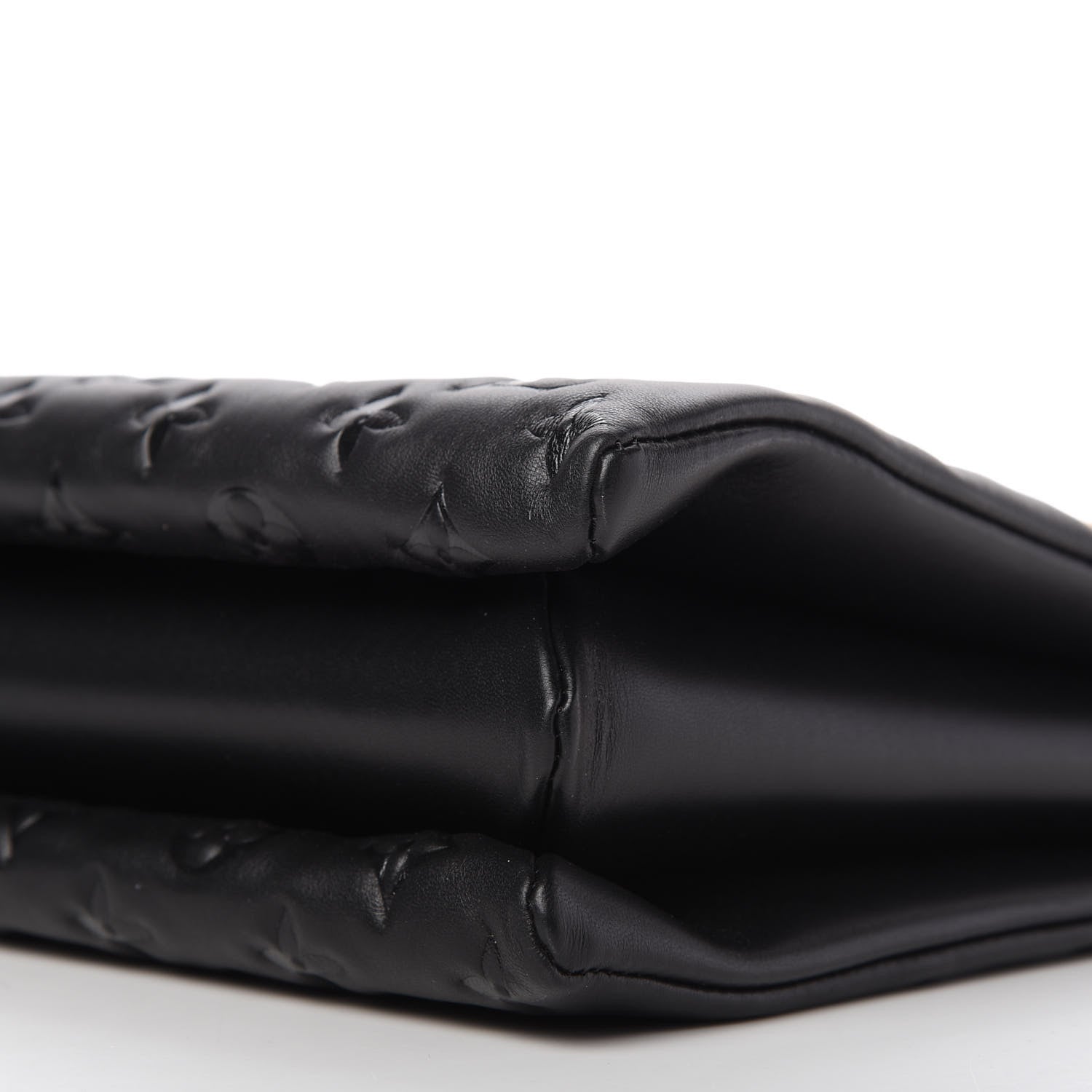 Louis Vuitton Lambskin Embossed Monogram Coussin MM Black 7 of 11