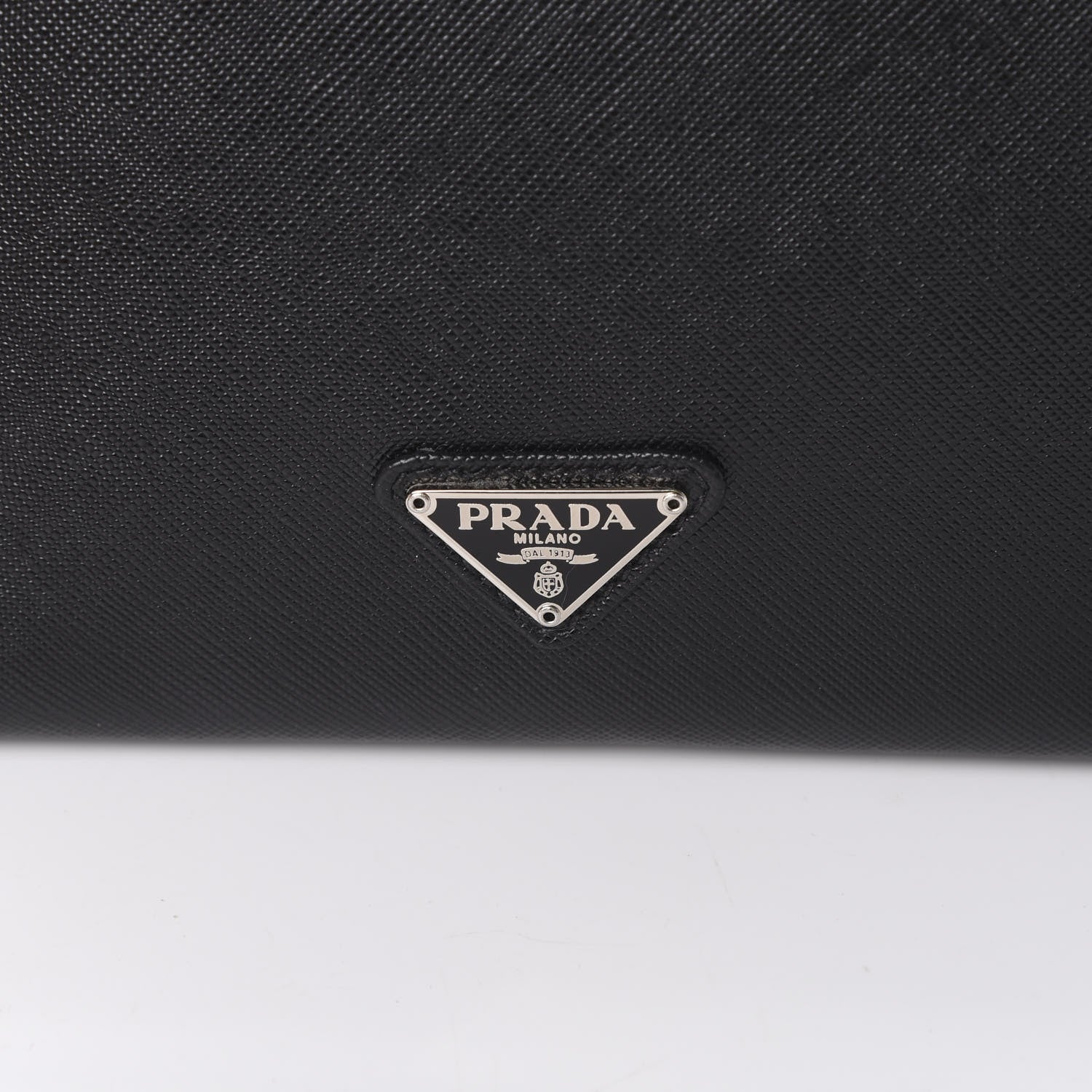 Prada Saffiano Turnlock Chain Shoulder Bag Black 11 of 12