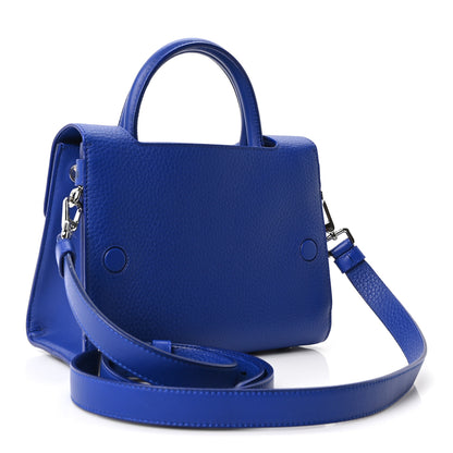Christian Dior Grained Calfskin Mini Diorever Flap Blue 3 of 11