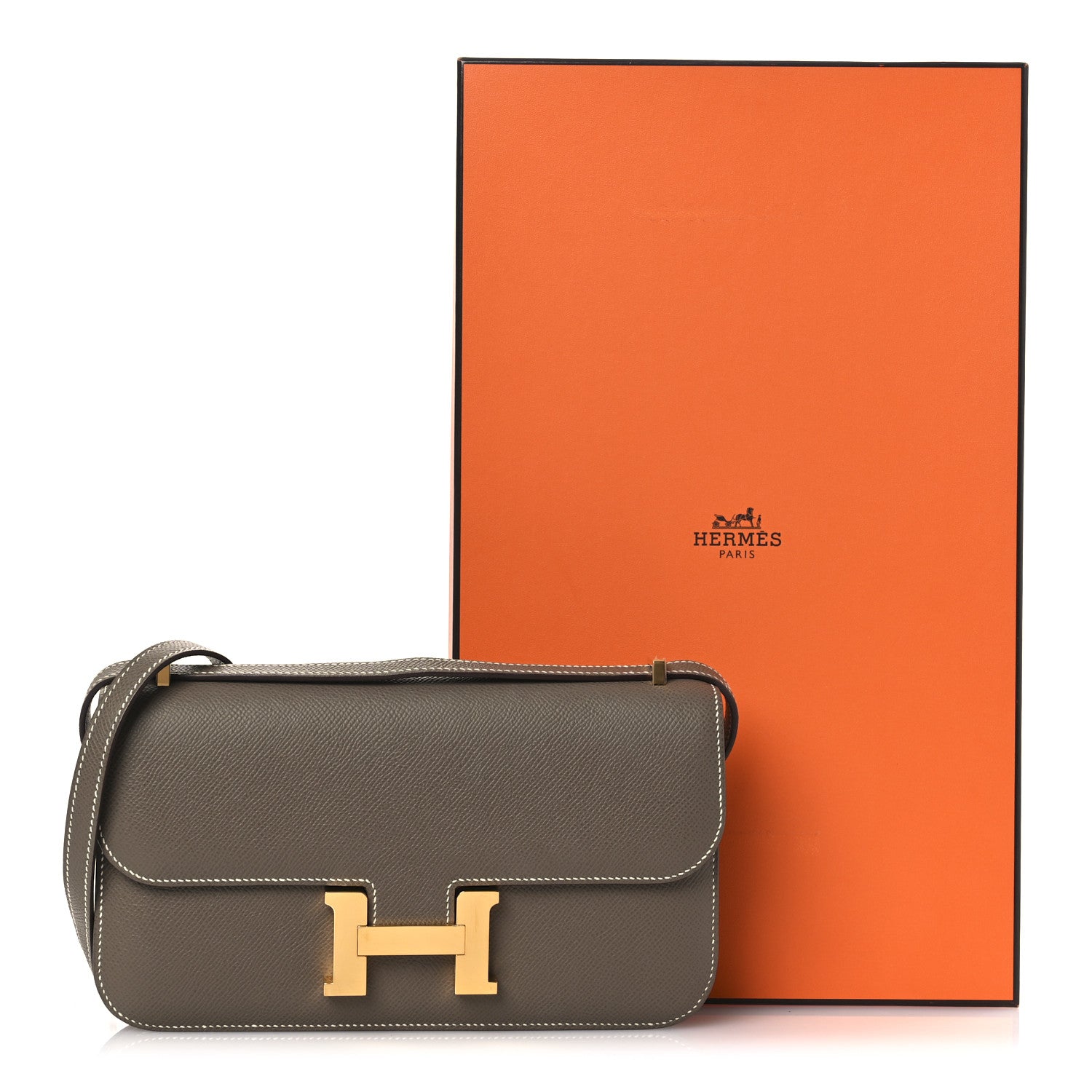 Hermes Epsom Constance 1-Elan Etoupe 24 of 25
