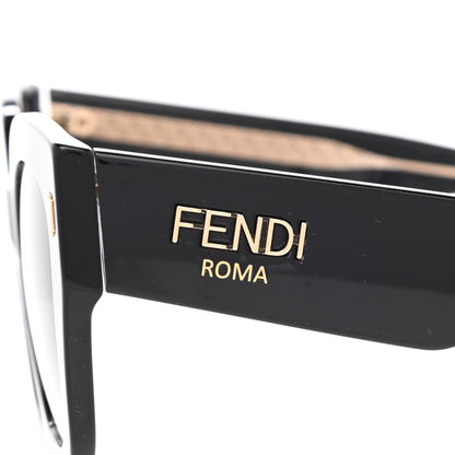 Fendi Acetate Cat Eye Sunglasses FF0435 Black 5 of 8
