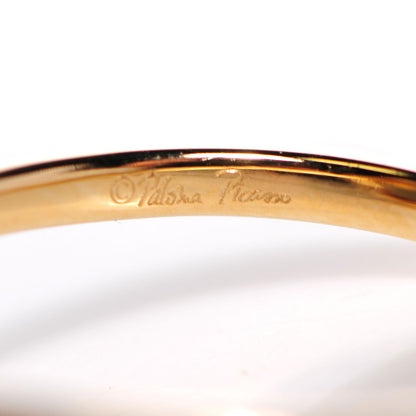 Tiffany 18K Yellow Gold Citrine Paloma Picasso Olive Leaf Ring 7 4 of 5