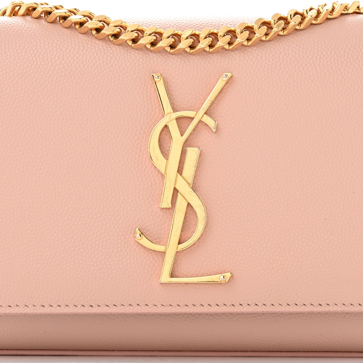 Grain De Poudre Small Monogram Kate Satchel Pale Blush