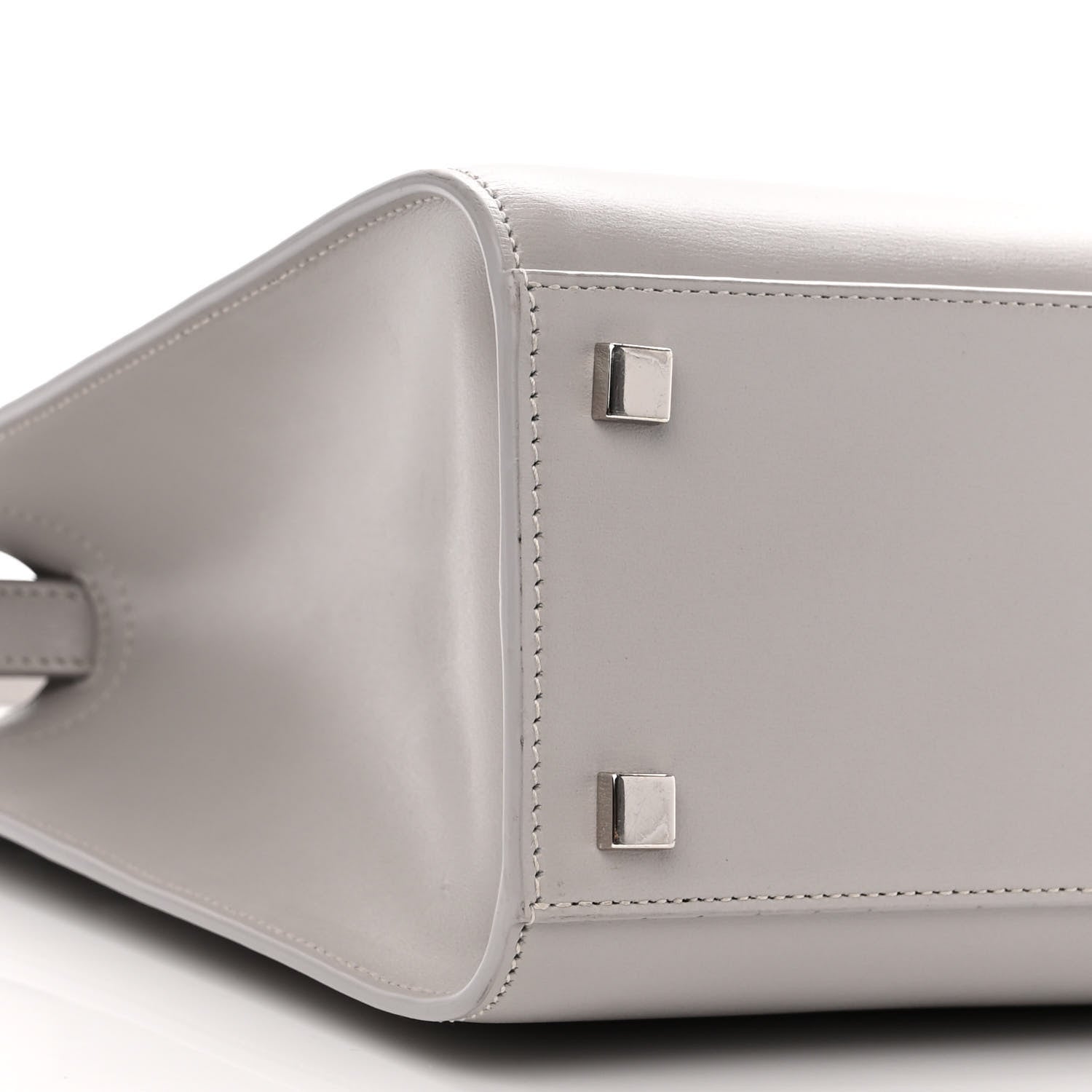 Saint Laurent Calfskin Small Manhattan Shopper Tote Granite 9 of 11