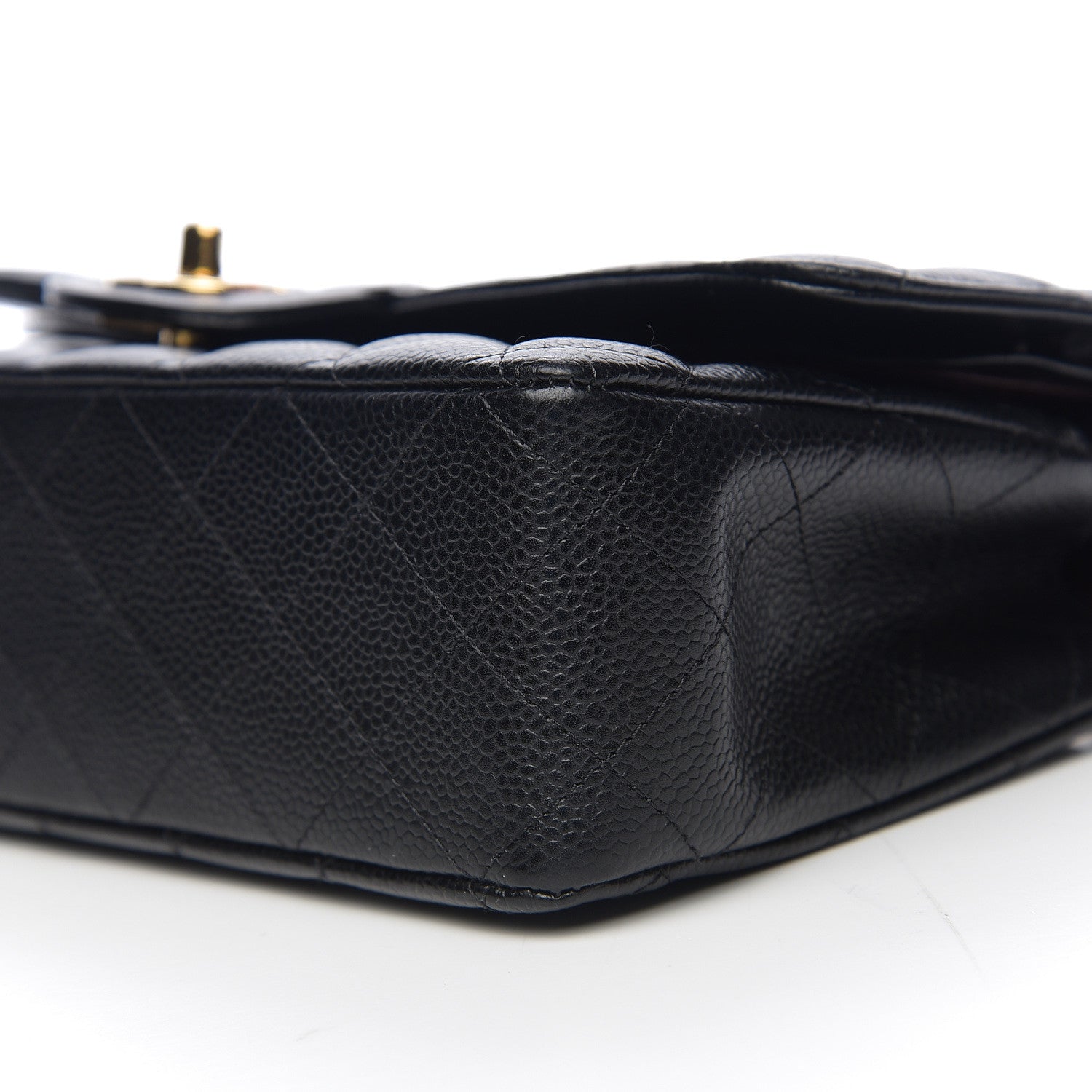 Chanel Caviar Quilted Medium Double Flap Black 8 of 10