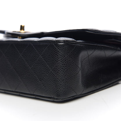 Chanel Caviar Quilted Medium Double Flap Black 8 of 10