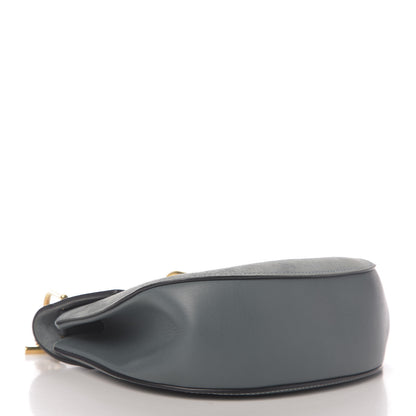 Chloe Suede Smooth Calfskin Drew Shoulder Bag Cloudy Blue 3 of 10