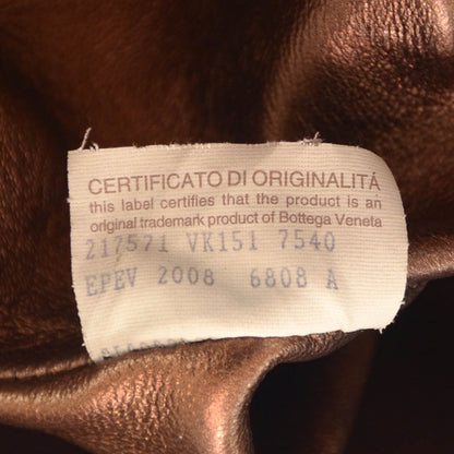 Bottega Veneta Vernice Grosgrain Intrecciato Tote Copper 7 of 9