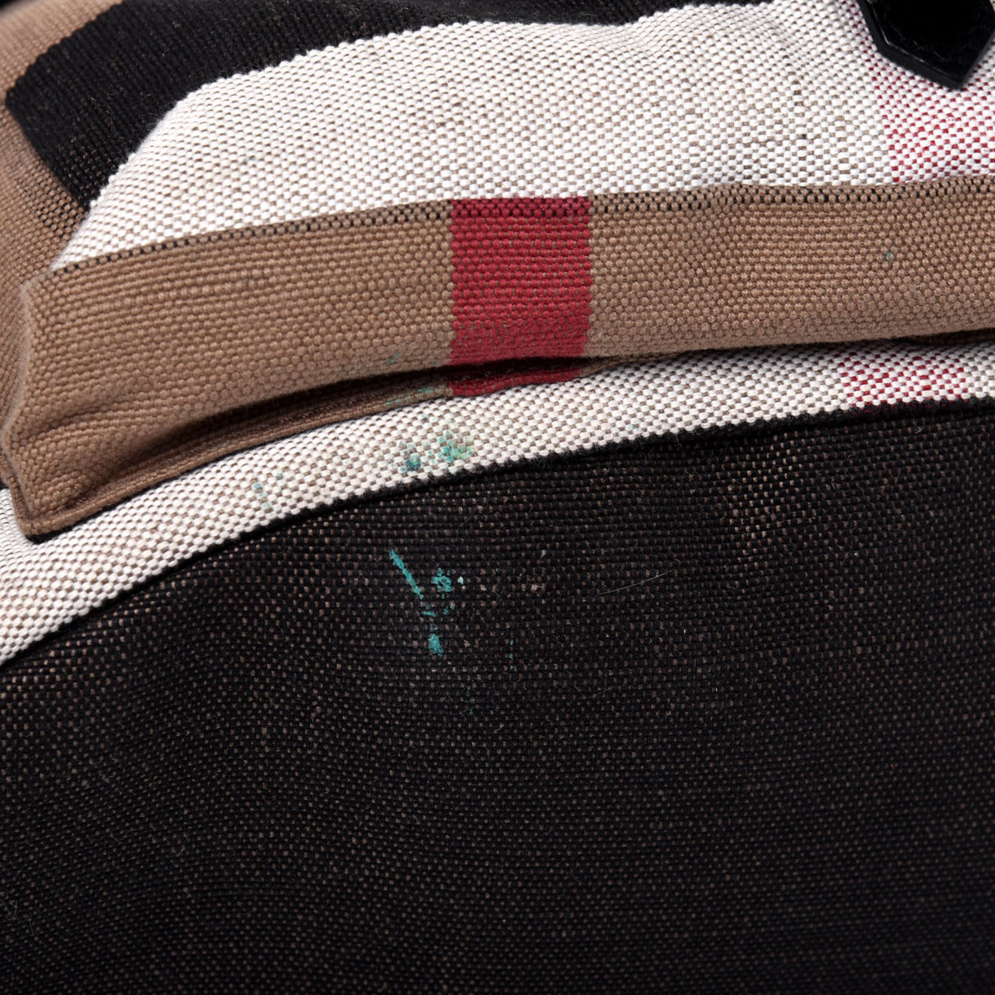 Canvas Mega Check Korbin Backpack Camel