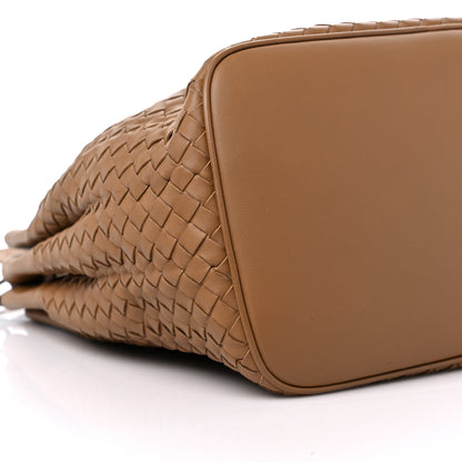 Bottega Veneta Nappa Intrecciato Drawstring Bucket Bag Noce 7 of 12