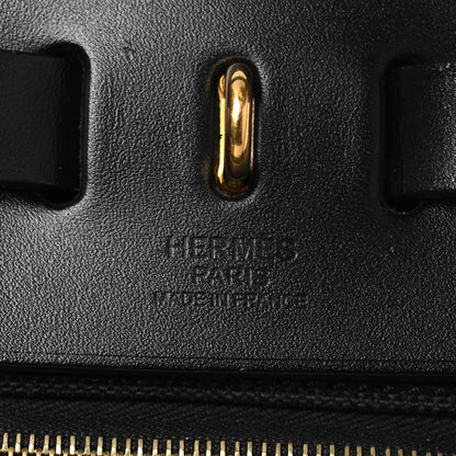 Hermes Military Toile Vache Hunter Herbag Zip Retourne 31 PM Black 7 of 13