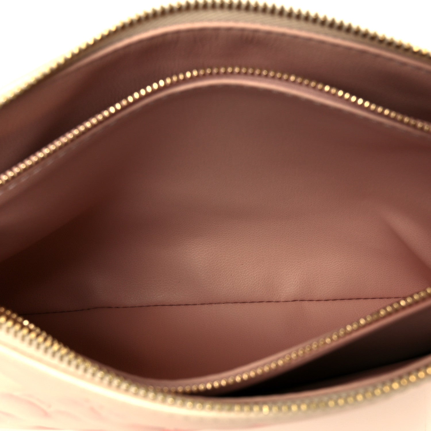 Louis Vuitton Pearlescent Lambskin Embossed Monogram Coussin PM Beige Rose 6 of 12
