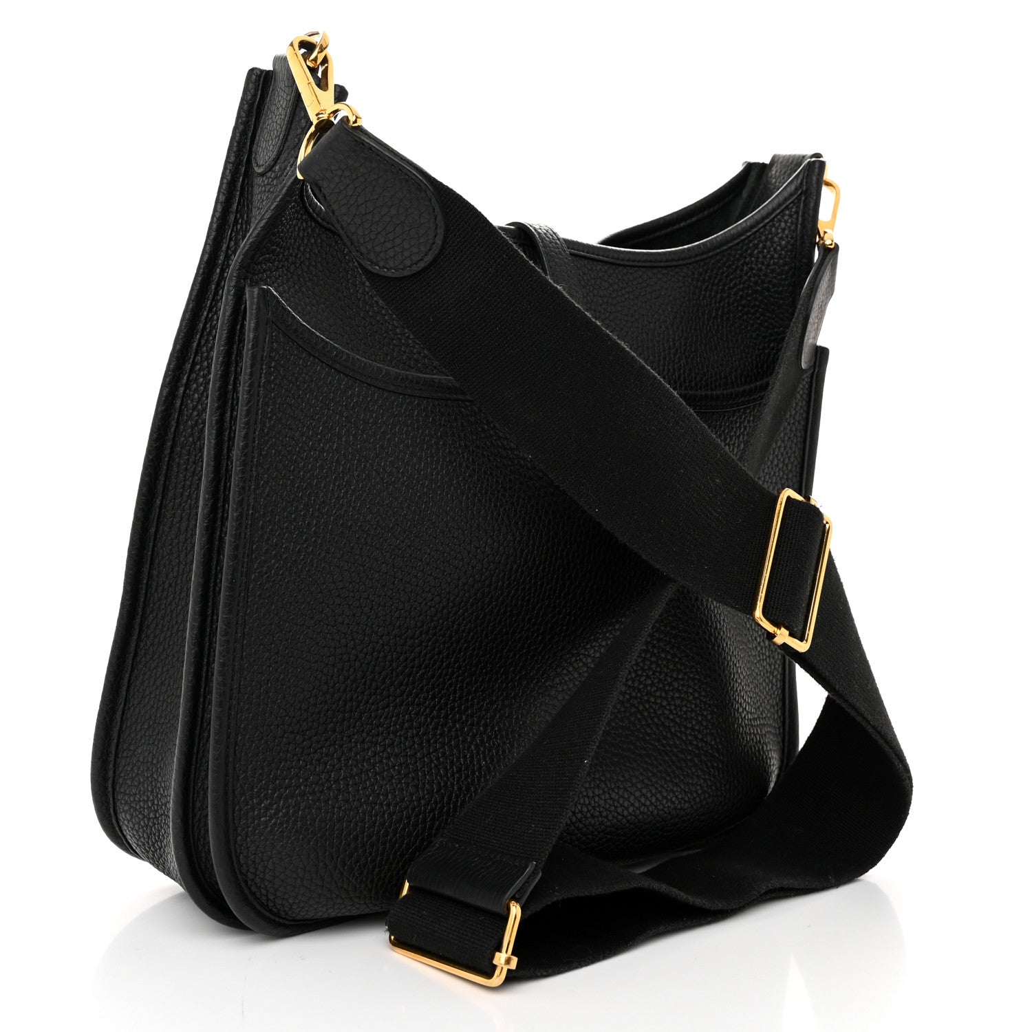 Hermes Taurillon Clemence EVELYNE III PM Black 3 of 12