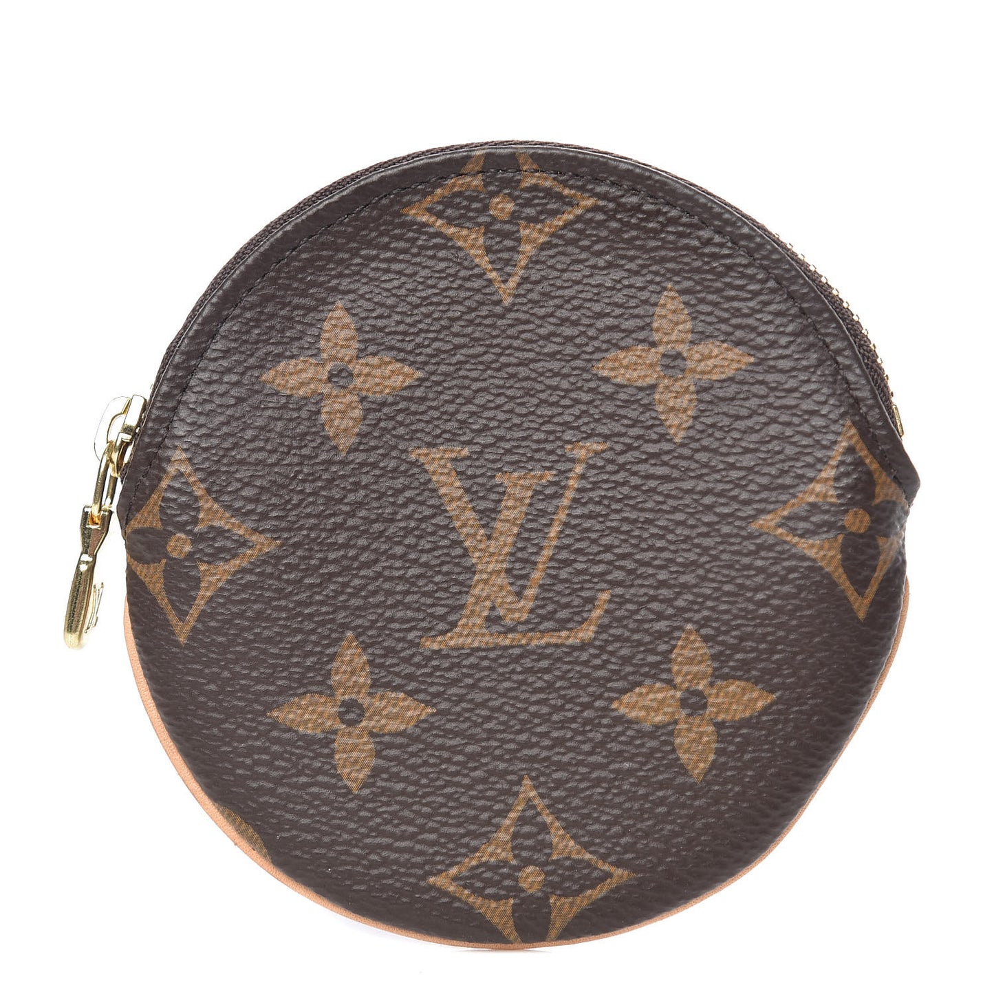 Monogram Round Coin Purse