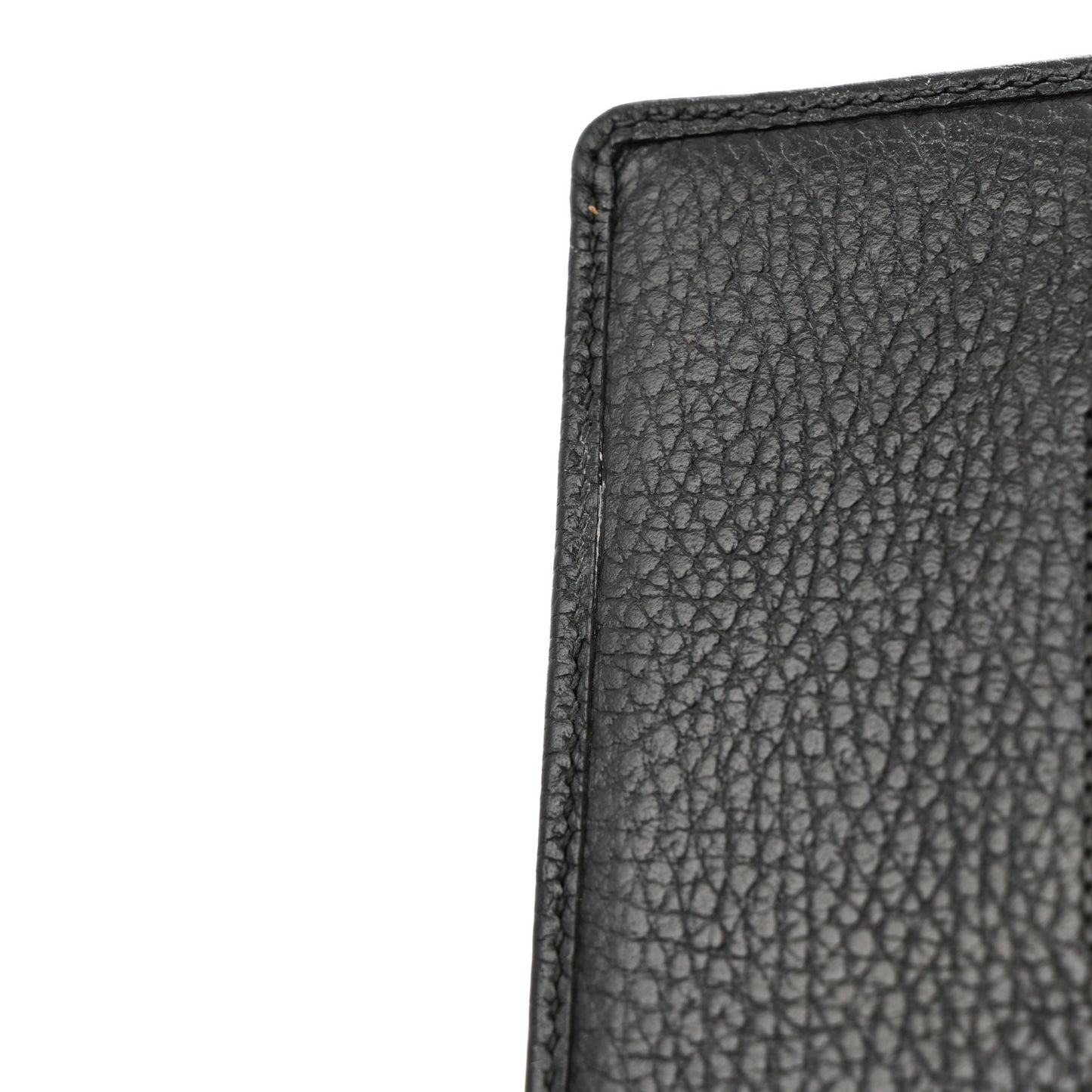 Calfskin Mini GG Marmont Chain Wallet Black
