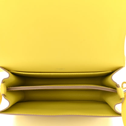 Hermes Evercolor Mini Sac Roulis Lime 4 of 10