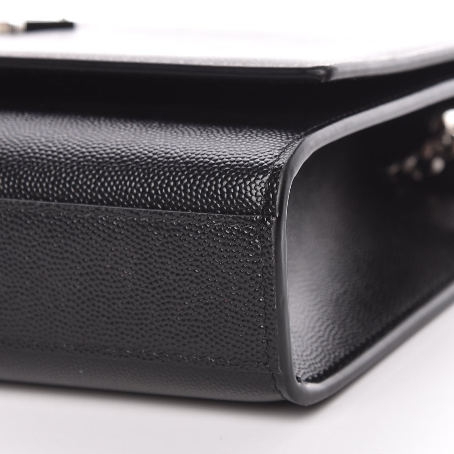 Grain De Poudre Medium Classic Monogram Kate Satchel Black