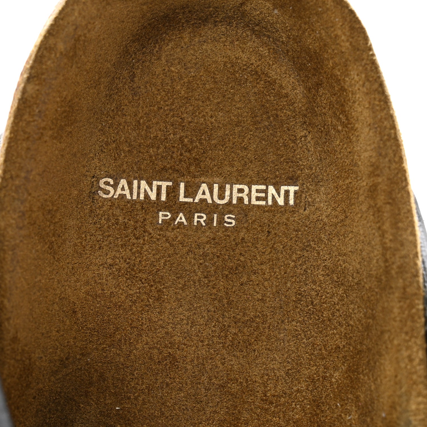 Saint Laurent Calfskin Buckle Jimmy Clog 38 Black 5 of 11