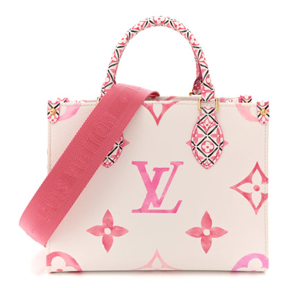Louis Vuitton Monogram Giant By The Pool 2.0 Onthego PM Pink 1 of 10