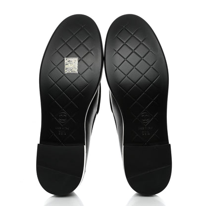 Chanel Lambskin Quilted CC Turnlock Loafers 39.5 Black 5 of 9