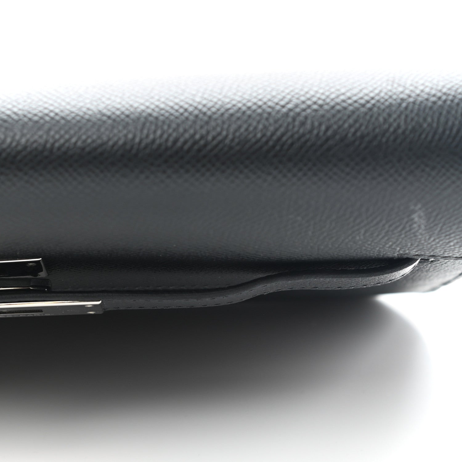 Hermes Epsom Kelly Depeches 25 Pouch Black 12 of 12