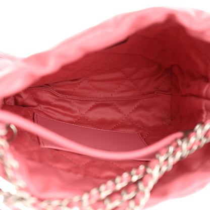 Chanel Shiny Calfskin Quilted Mini Chanel 22 Pink 5 of 10